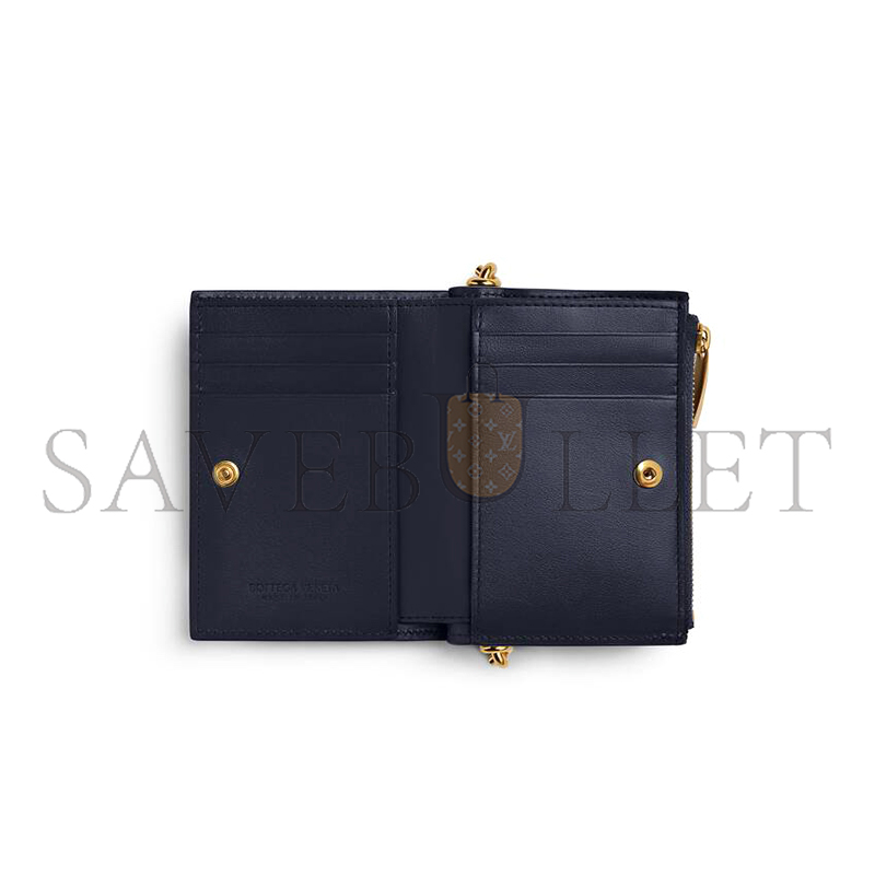 BOTTEGA VENETA SSOLSTICE SMALL BI-FOLD WALLET 788055V4R413050 (11.5*10*1cm)